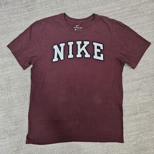 Nike Burgundy Short Sleeve Tee